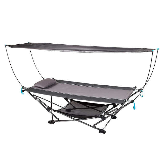 FOLDING HAMMOCK WITH CANOPY