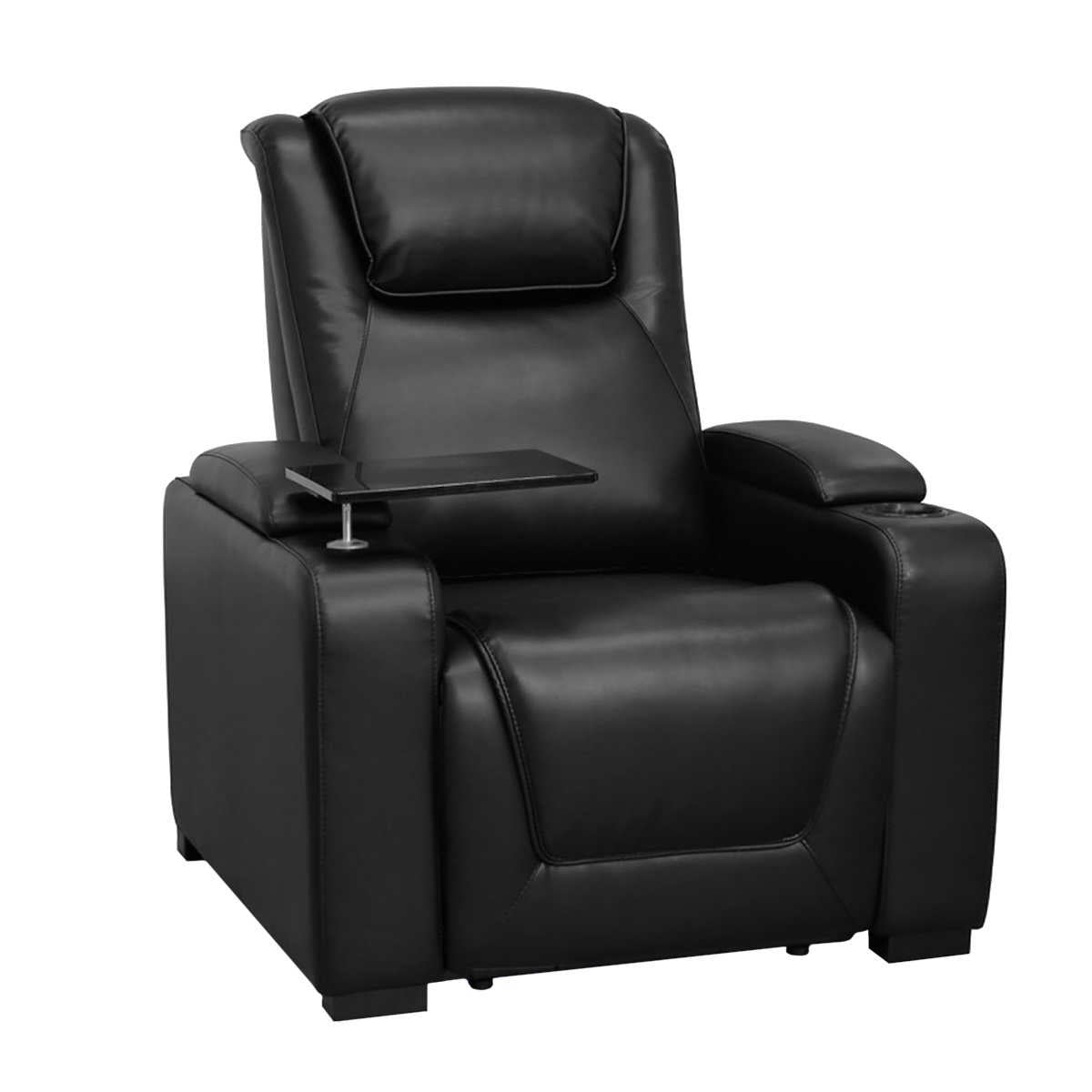 Kingsdown Top Grain Leather Home Theatre Power Recliner, Little bit Ripped