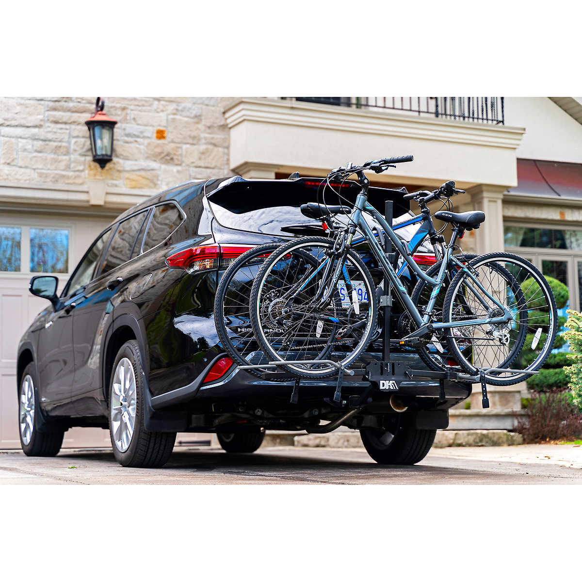 DK2 Cradle Style 2-bike Hitch Mounted Bike Carrier