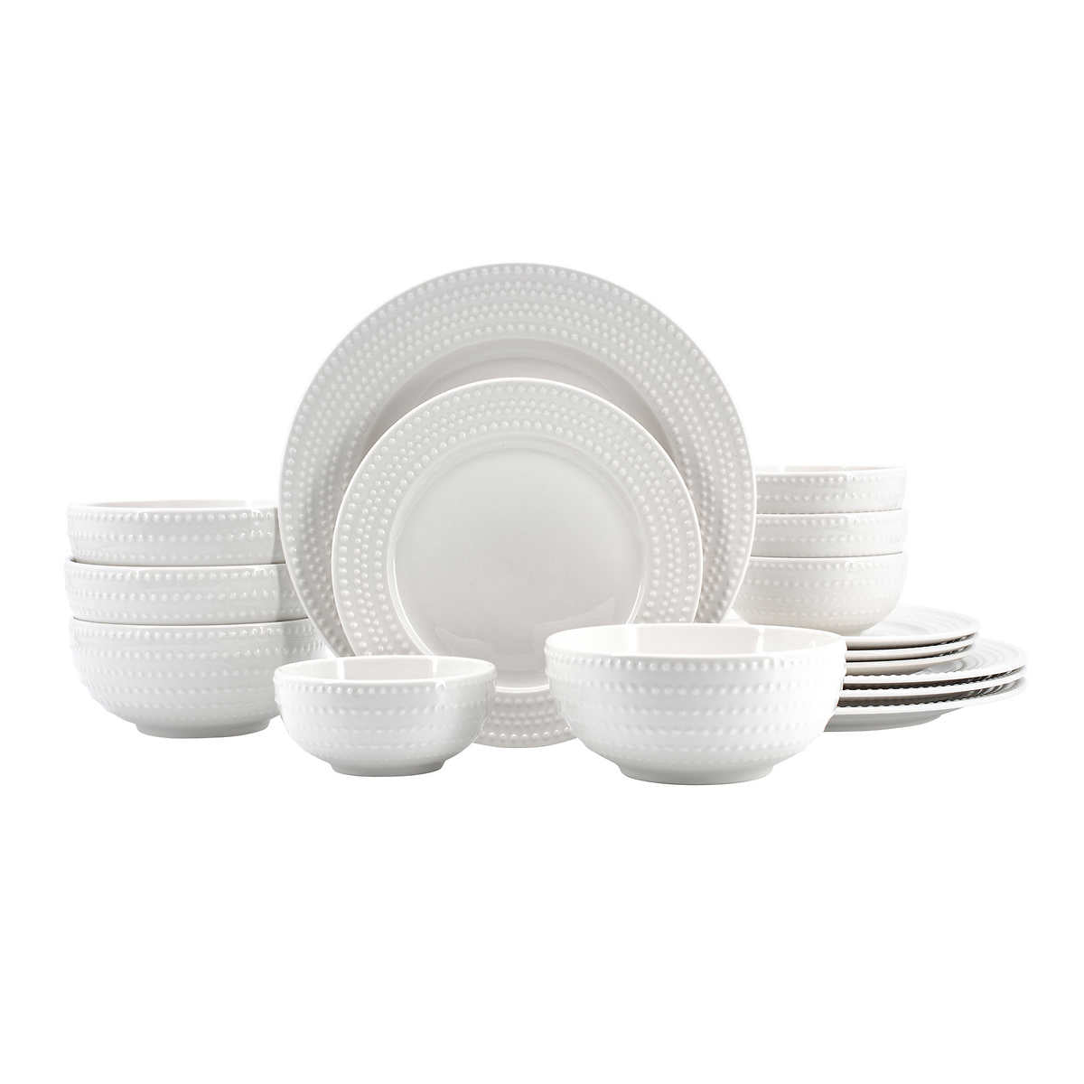Mikasa Adeline Porcelain Dinnerware Set, 16-piece