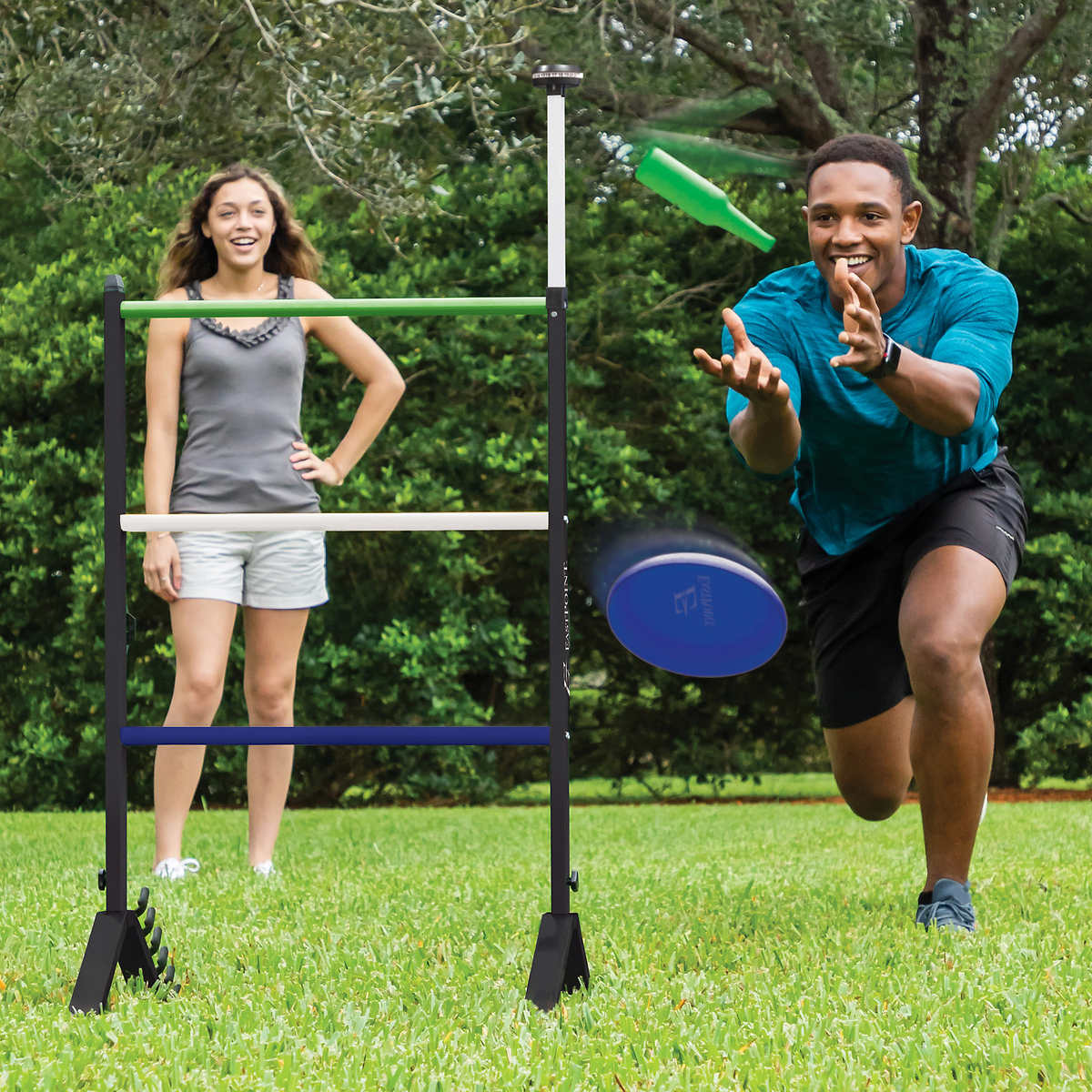 EastPoint Premium 2-in-1 Ladderball and Bottle Smash Combo Set