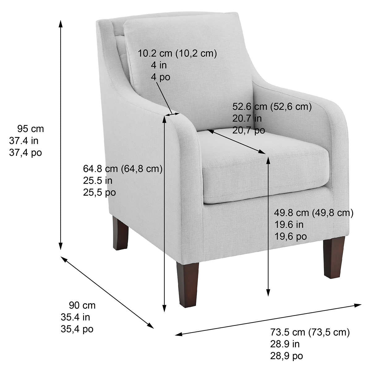 SIDNEY II FABRIC ACCENT CHAIR