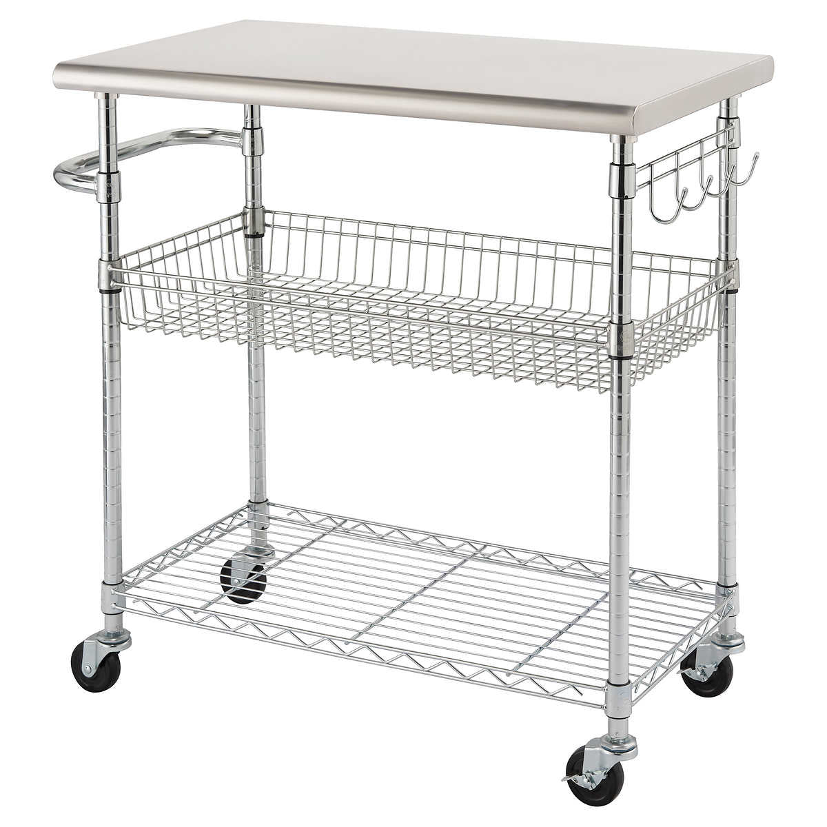 TRINITY EcoStorage® Stainless Steel Kitchen Cart