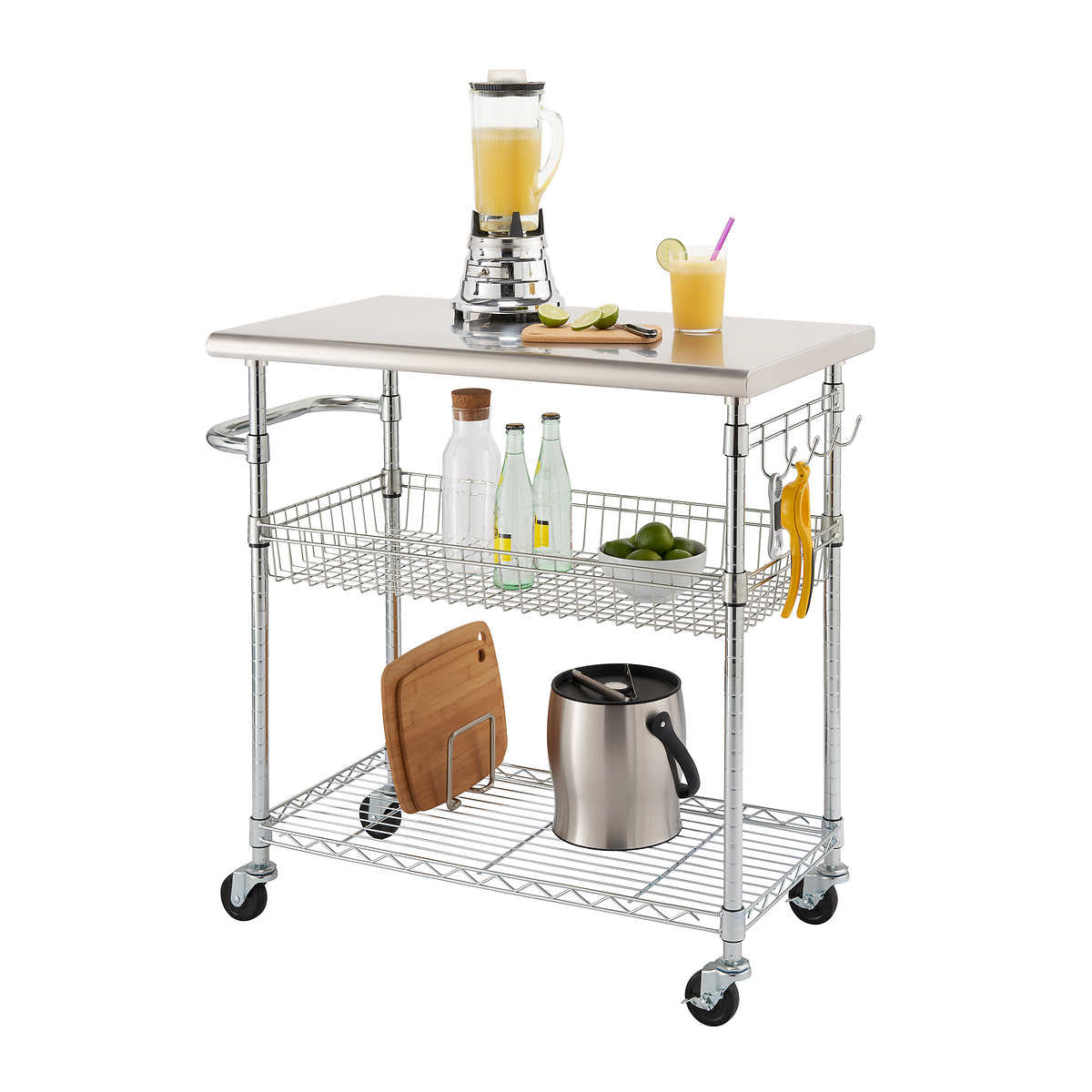 TRINITY EcoStorage® Stainless Steel Kitchen Cart