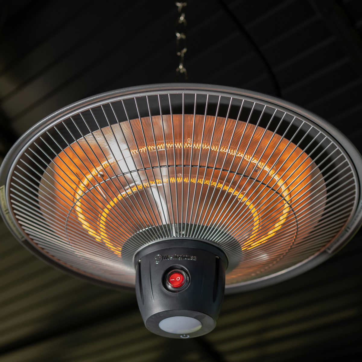 Westinghouse Hanging Infrared Patio Heater with LED Light and Remote