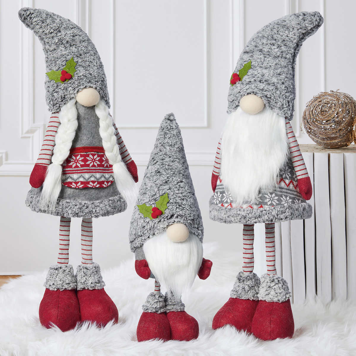 HOLIDAY GNOMES SET OF 3