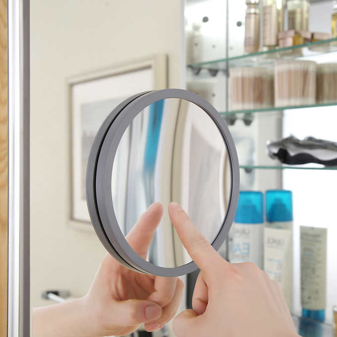 OVE Decors Anton 24 in. Medicine Cabinet with Mirror broken mirror