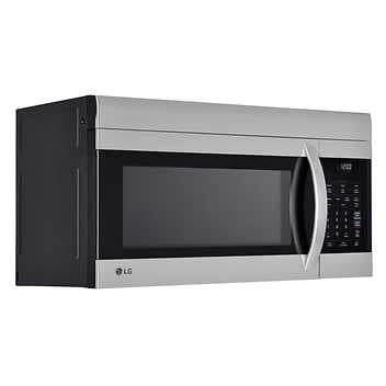 LG 1.7 cu. ft. Stainless-steel Over-the-range Microwave with EasyClean Interior