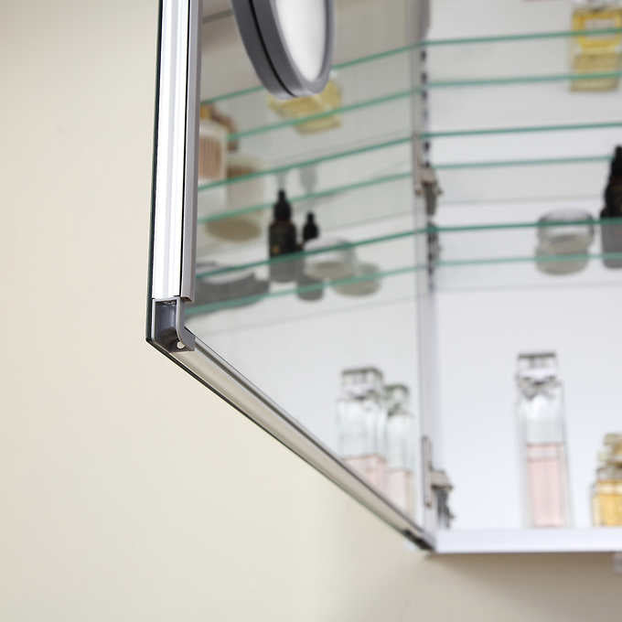 OVE Decors Anton 24 in. Medicine Cabinet with Mirror broken mirror