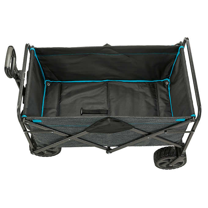 Mac Sports Extra Large Folding Wagon with Cargo Net