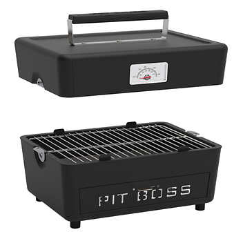 Pit Boss Portable Charcoal BBQ Grill with Cover