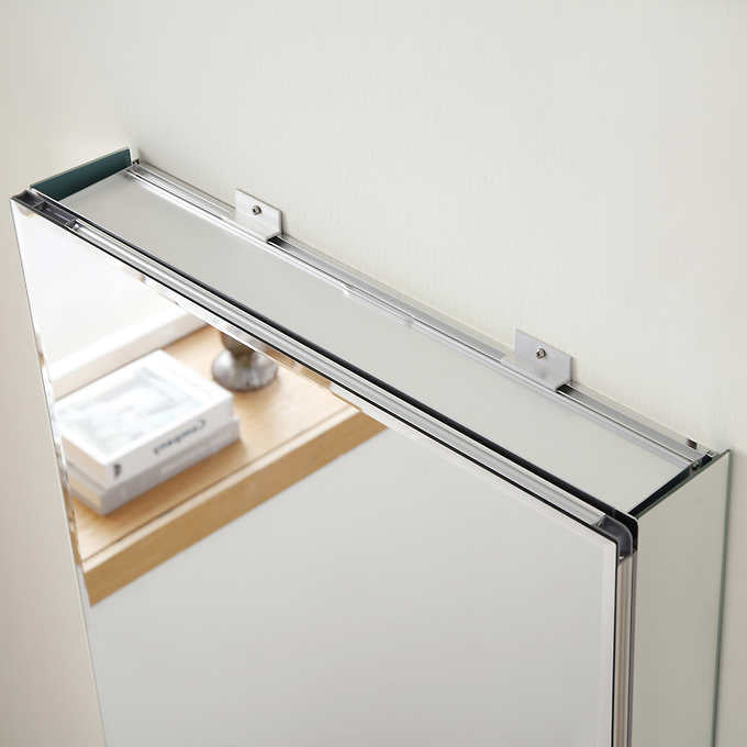 OVE Decors Anton 24 in. Medicine Cabinet with Mirror broken mirror