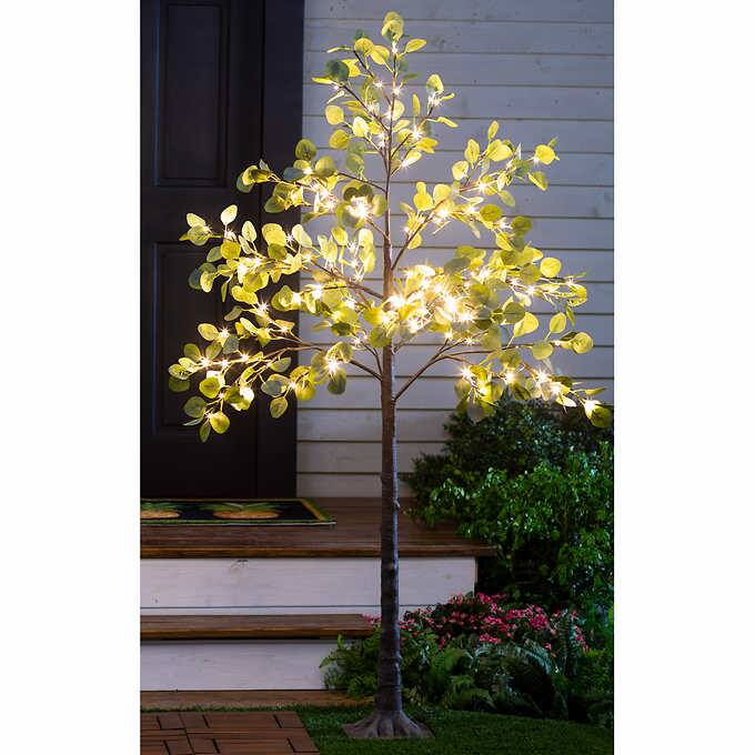 6’ LED Eucalyptus Tree