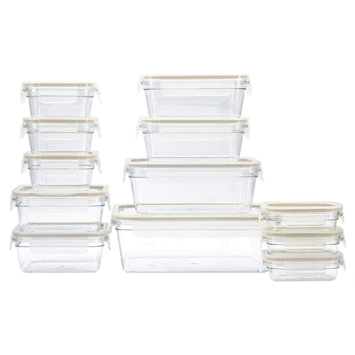24PC Clearlock Plastic Food Storage Set