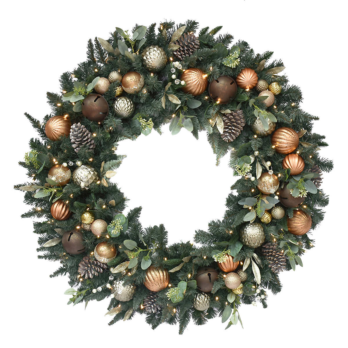 48" LED DECORATED WREATH Halloween