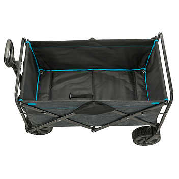Mac Sports Extra Large Folding Wagon with Cargo Net