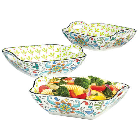Certified Square Bowl Set, 3-piece