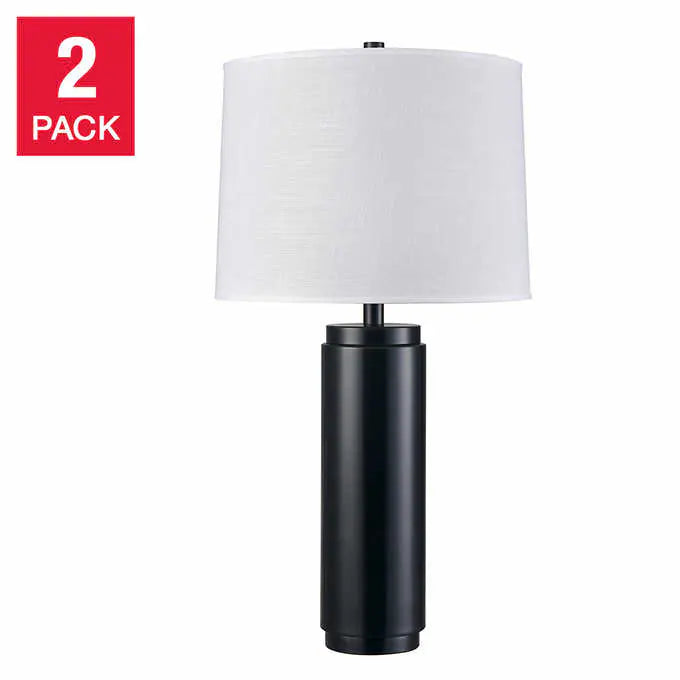 Metal Cylinder Table Lamp