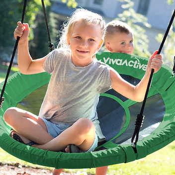 Viva Active Platform Yard Swing, Dark Green