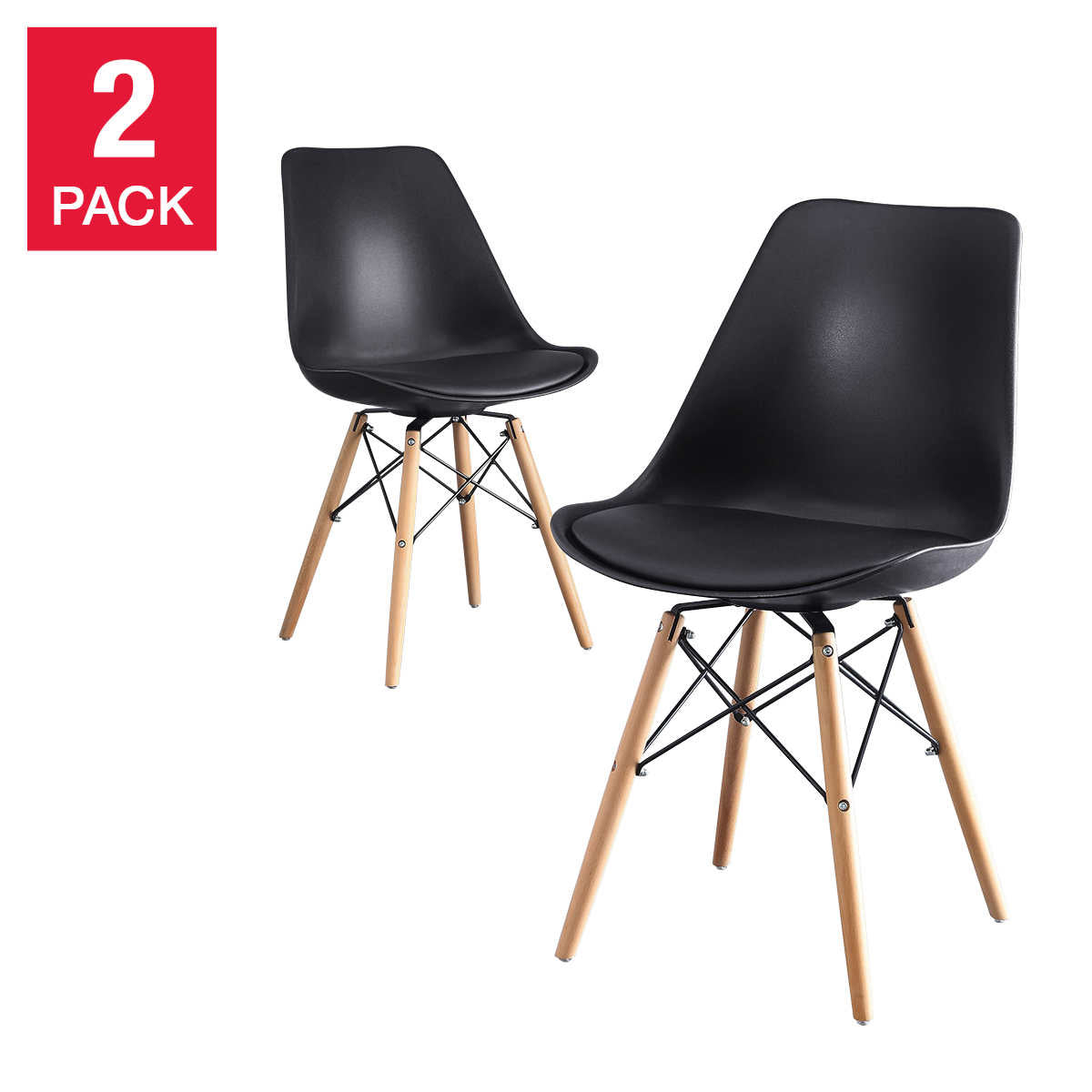 2PK EIFFEL BLACK CHAIR