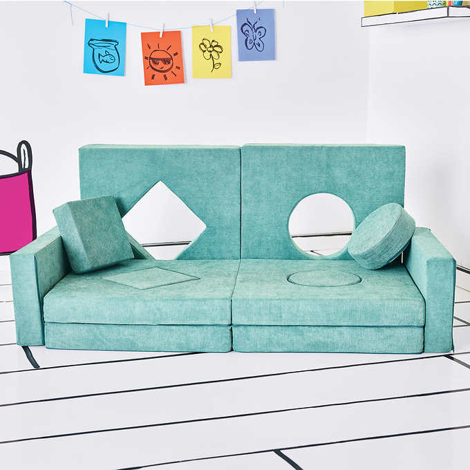 Yourigami Kids Convertible Play Fort Beige