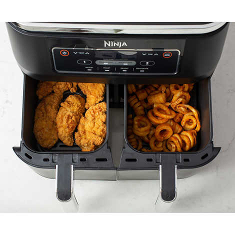 Ninja Foodi 4-in-1 8-qt. 2-Basket Air Fryer with DualZone Technology