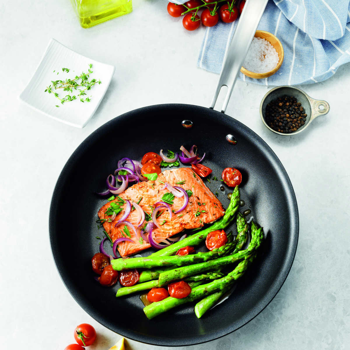 Kirkland Signature Hard Anodized Skillets, 3-piece