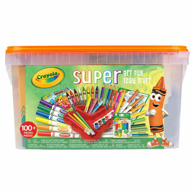 CRAYOLA SUPER ART TUB