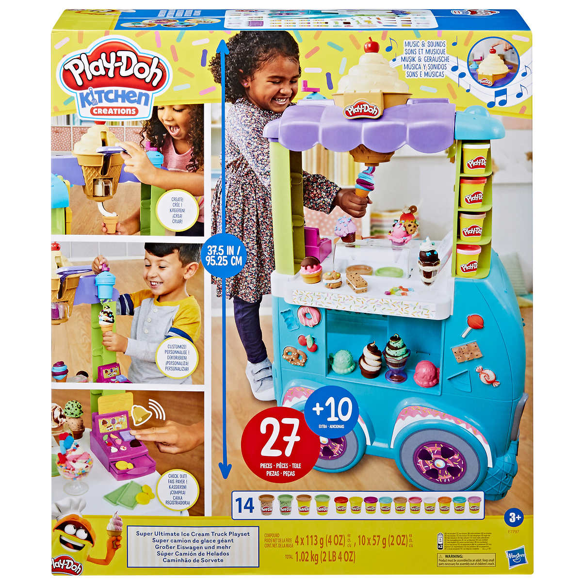 Play-Doh Kitchen Creations Super Ultimate Ice Cream Truck Playset