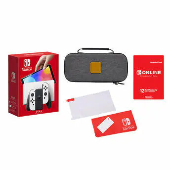 NINTENDO SWITCH OLED WHITE BUNDLE