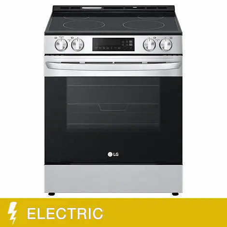 LG 30 in 6.3 cu ft. Smudge Resistant Stainless Steel Electric Fan Convection Slide-In Range with Air Fry