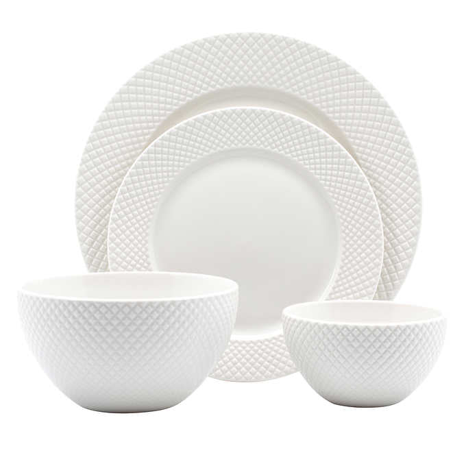 Mikasa Huntington Porcelain Dinnerware Set, 16-piece