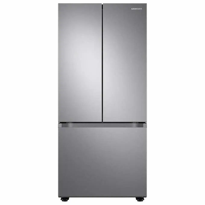 Samsung 30 in. 22.1 cu.ft Stainless Steel French Door Refrigerator with Recessed Handle and Flat Door Design