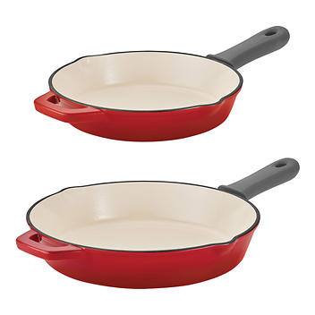 TRAMONTINA CAST IRON SKILLET 25.4 CM AND 30.5 CM