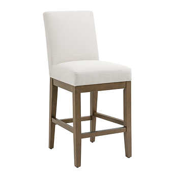 Parson Fabric Counter Stool, Cream