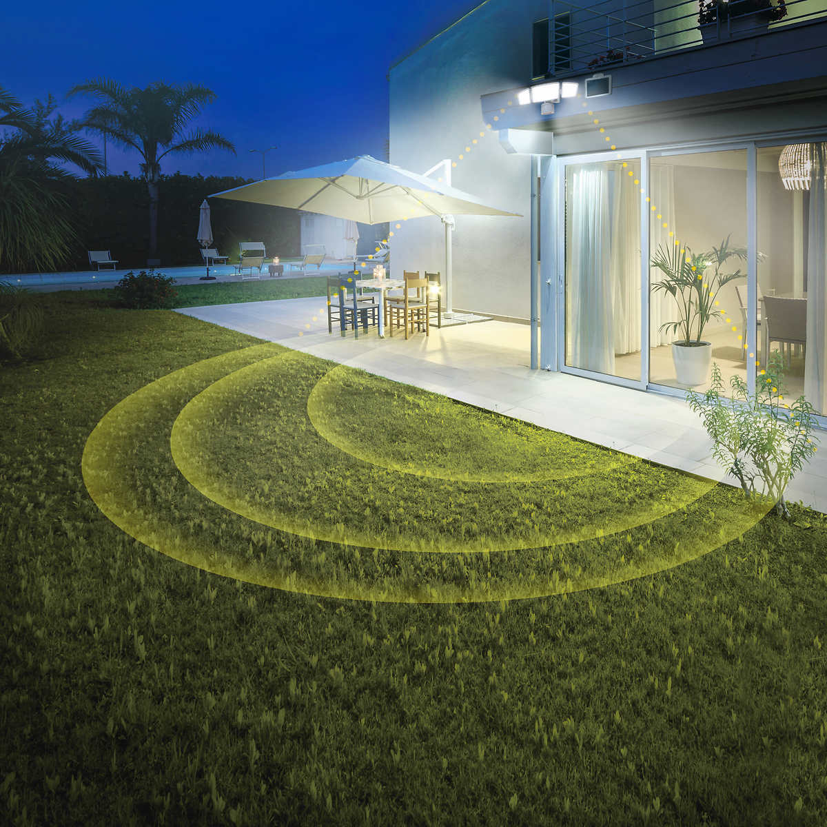 Koda Solar-Powered Security Floodlight LED