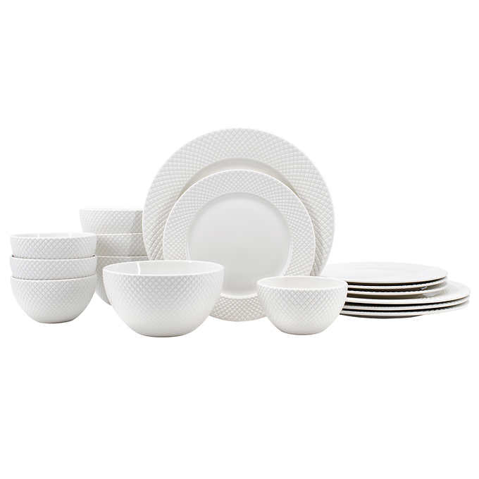 Mikasa Huntington Porcelain Dinnerware Set, 16-piece
