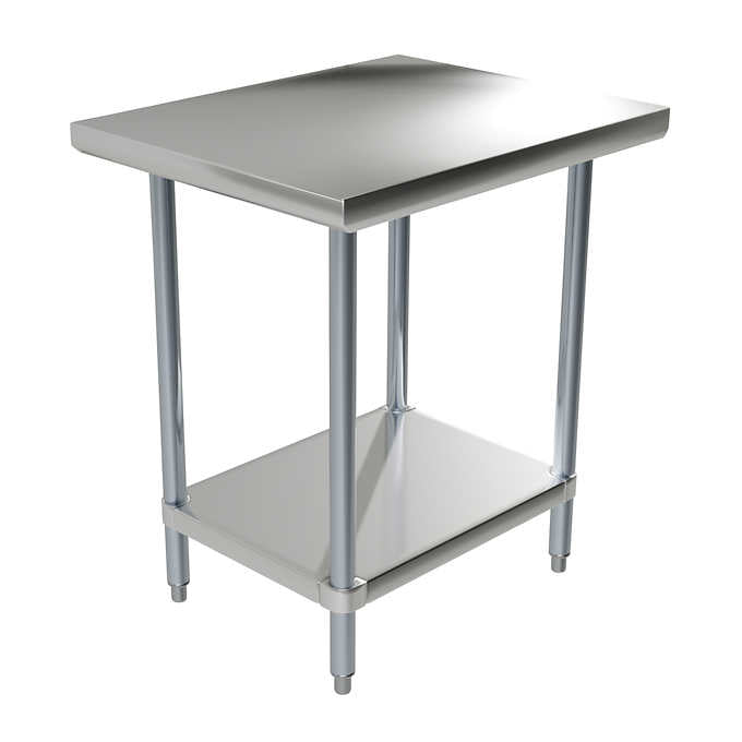 Sagetra Stainless Steel Worktable 30 in. × 24 in. × 34 in.