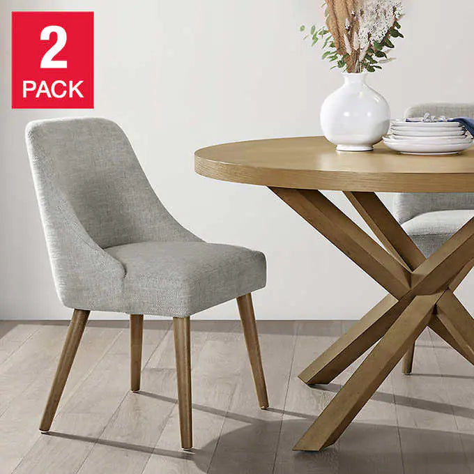 HUXTON BROWN CHAIR 2 PACK