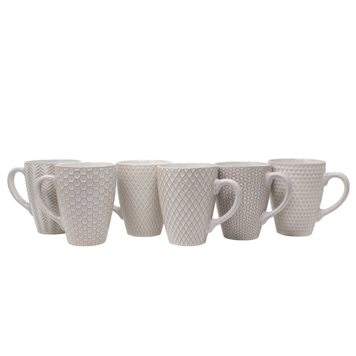 GB MIKASA STONEWARE PACK OF 6 MUGS