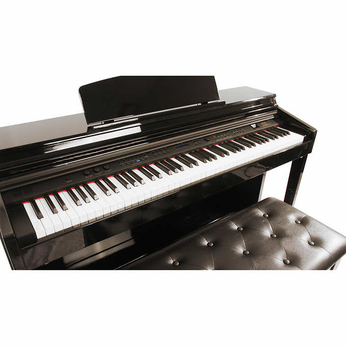 Artesia DP-150e Plus Digital Upright Piano Bundle