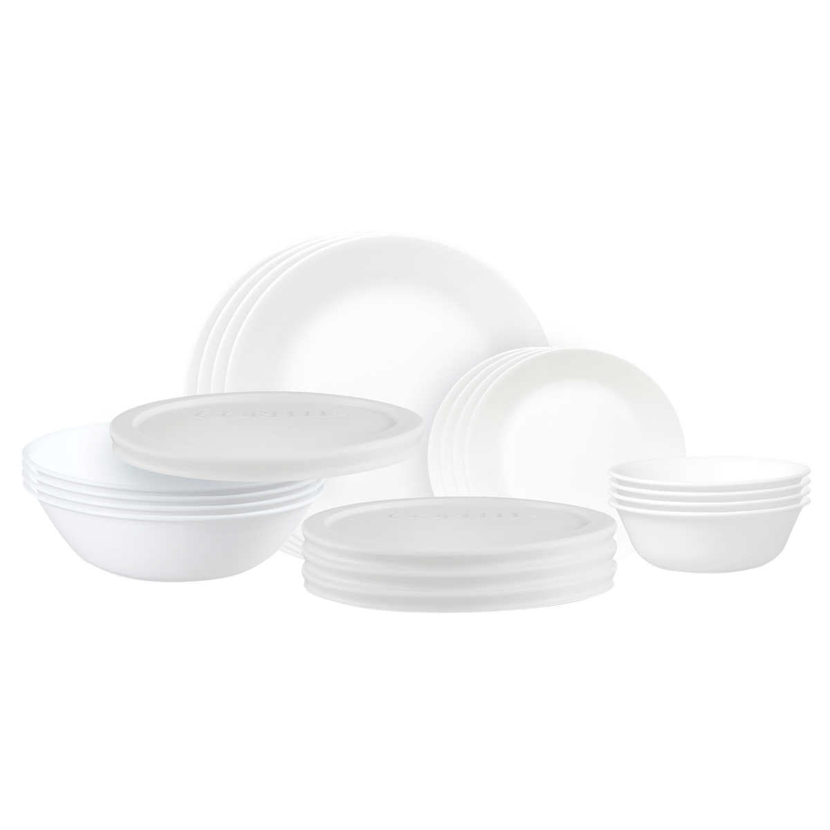 CORELLE 20ピース食器セット Corelle Winter Frost Dinnerware Set, 20-piece