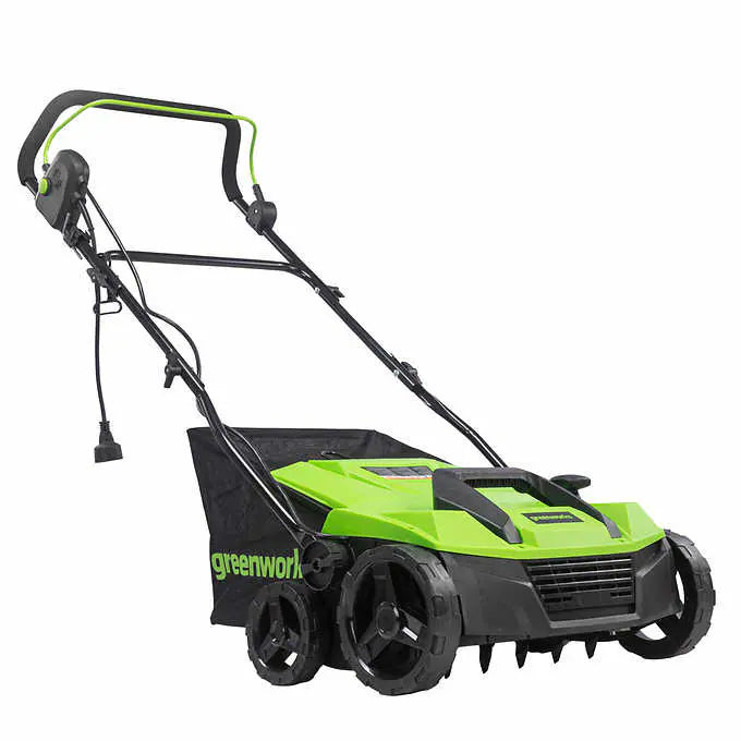 Greenworks 13A 14" Dethatcher and Scarifier