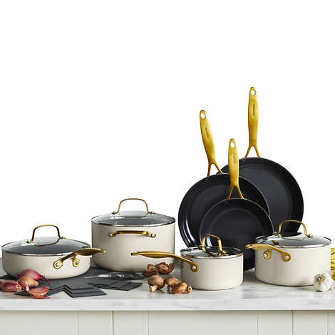 11PC GREENPAN JEWEL NON STICK