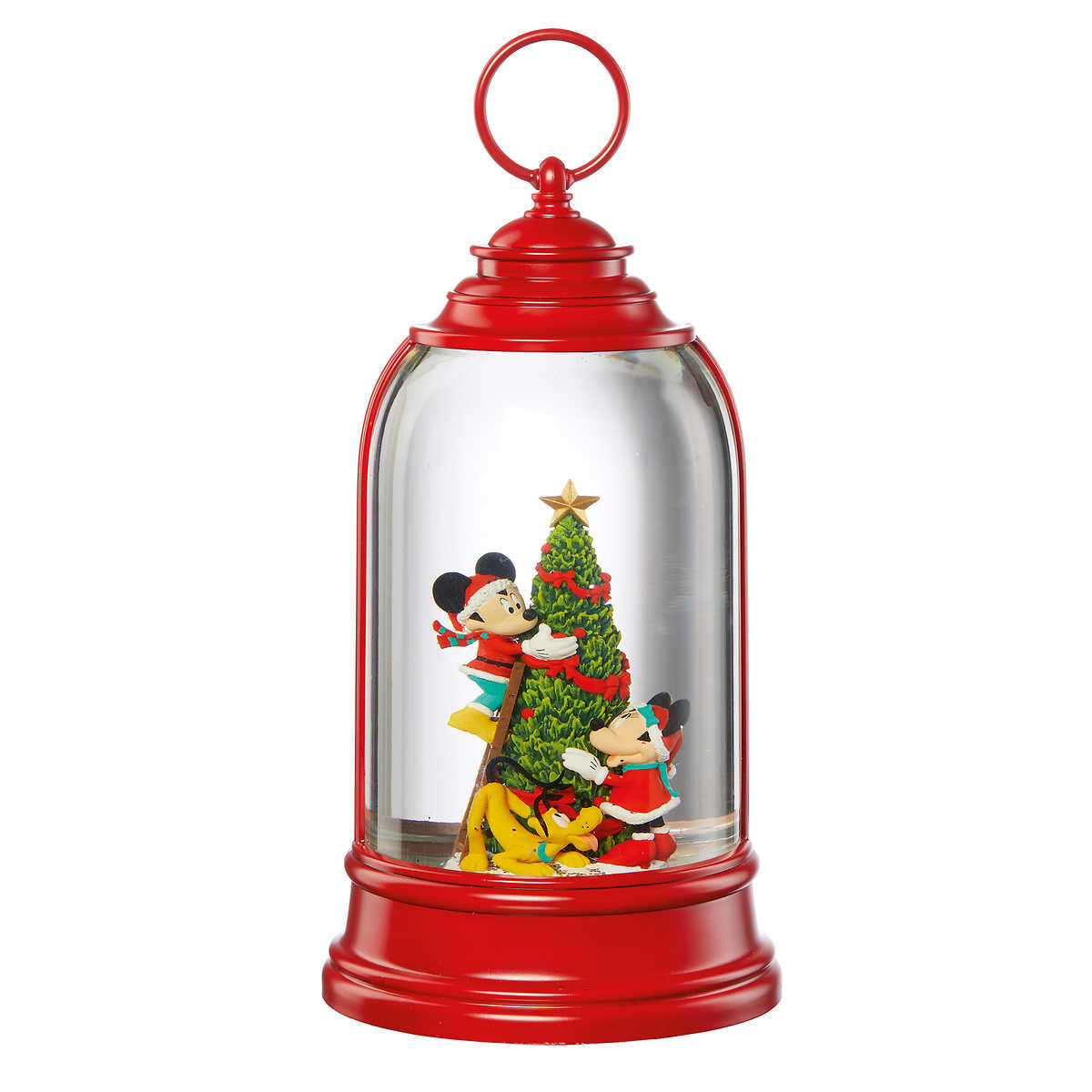 DISNEY HOLIDAY LANTERN Mickey, Minnie and Pluto Tree Decorating