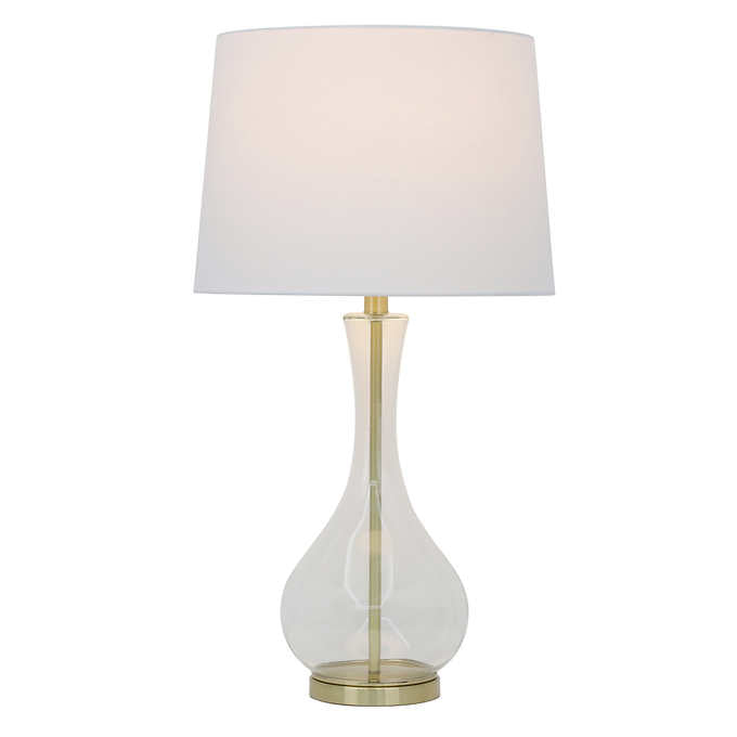 MODERN GLASS TABLE LAMP 2-PACK