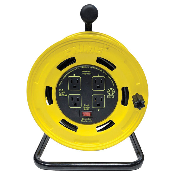 Prime 4-Outlet Extension Cord Reel