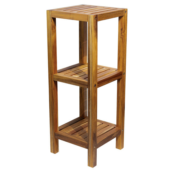 Teakhaus FSC-Certified Teak Wood 3-Tier Shelf