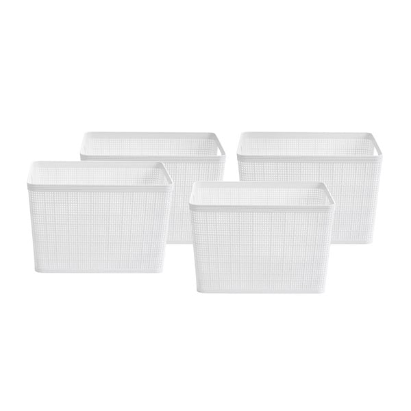 BAUM PLASTIC STORAGE BINS PACK OF 4