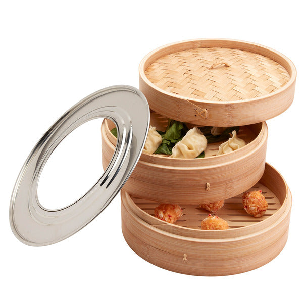 TTU Infuse 4-Piece Bamboo Steamer